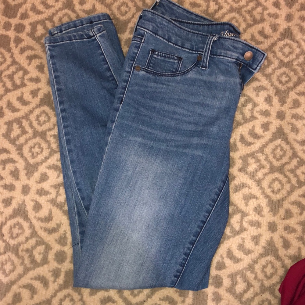 Light wash jegging